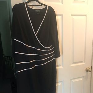 Ralph Lauren back and white dress